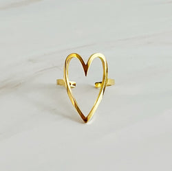 Open Heart Lovely Ring