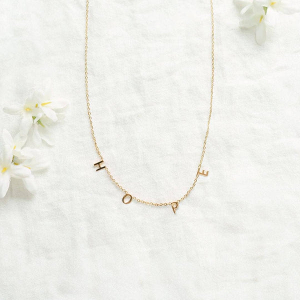 Necklace: 18kt Gold Hope