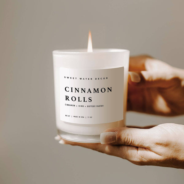 Cinnamon Rolls 11 oz Soy Candle - Fall Decor and Gifts