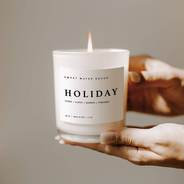 Holiday 11 oz Soy Candle - Christmas Home Decor & Gifts