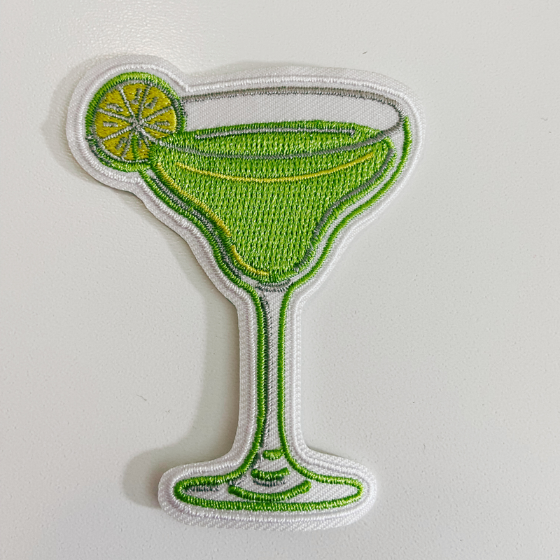 2.5"  Margarita - Embroidered Hat Patch (new Version): QTY 1