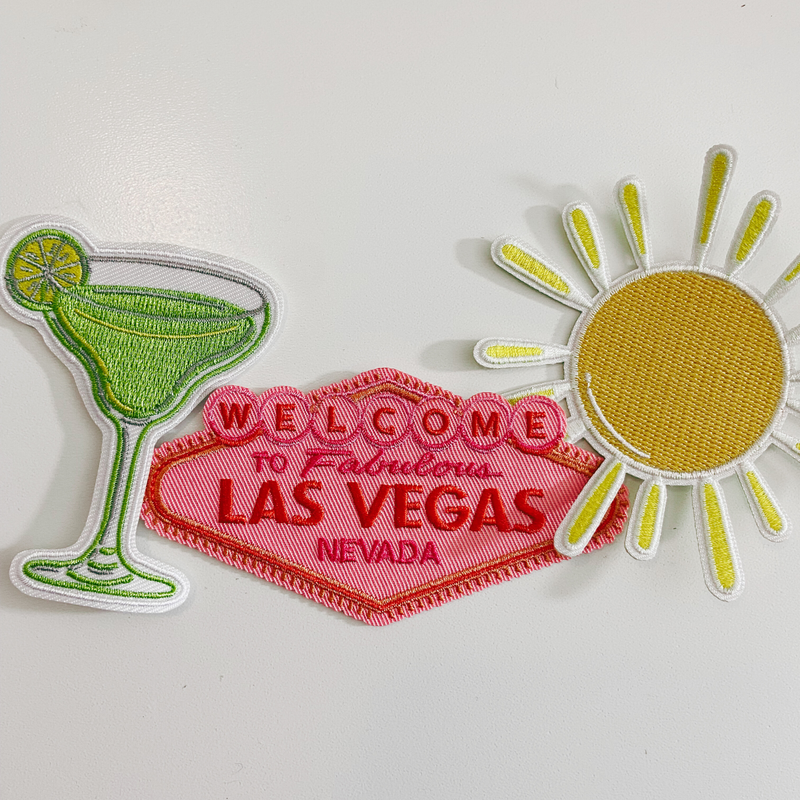 2.5"  Margarita - Embroidered Hat Patch (new Version): QTY 1