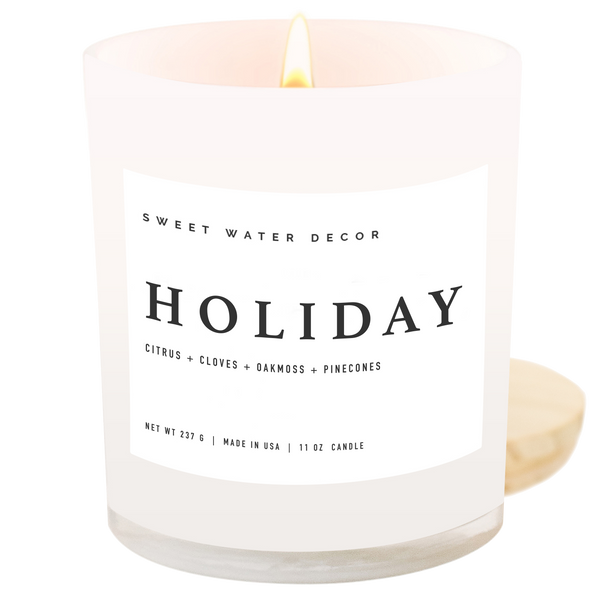 Holiday 11 oz Soy Candle - Christmas Home Decor & Gifts