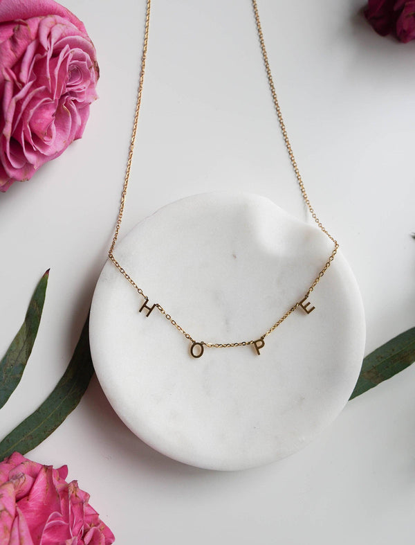 Necklace: 18kt Gold Hope